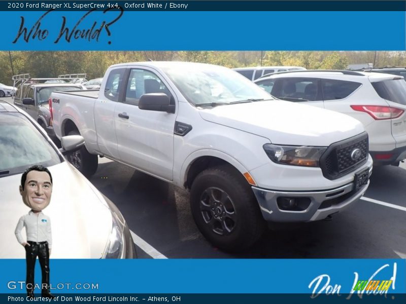 Oxford White / Ebony 2020 Ford Ranger XL SuperCrew 4x4