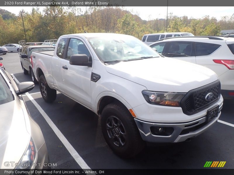 Oxford White / Ebony 2020 Ford Ranger XL SuperCrew 4x4