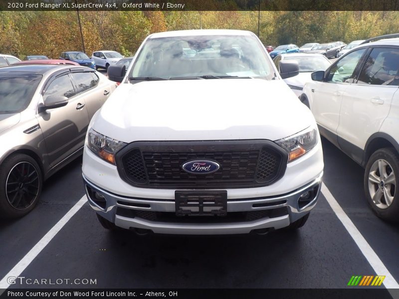 Oxford White / Ebony 2020 Ford Ranger XL SuperCrew 4x4