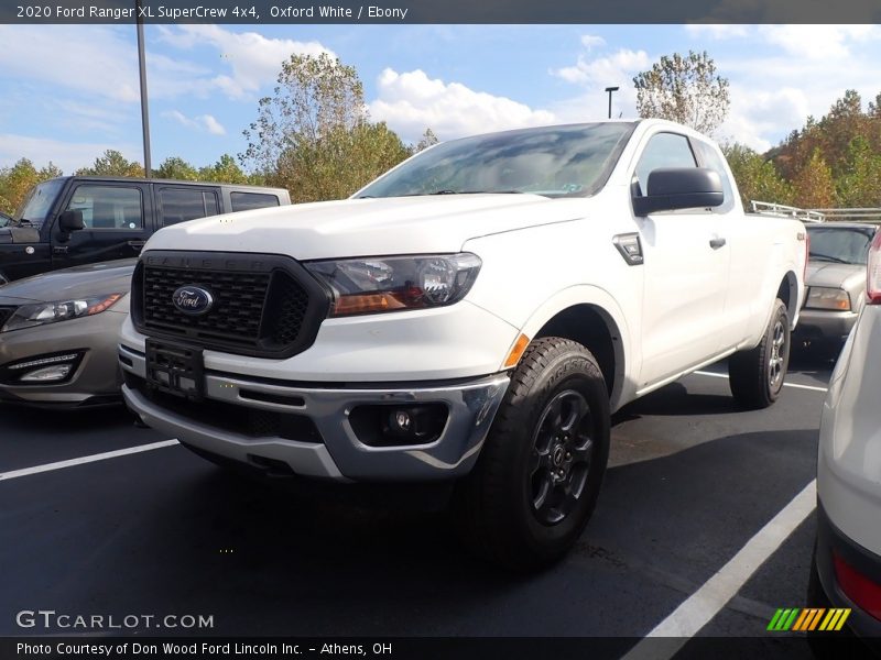 Oxford White / Ebony 2020 Ford Ranger XL SuperCrew 4x4