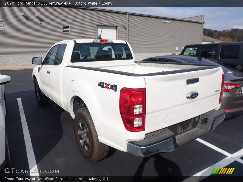 Oxford White / Ebony 2020 Ford Ranger XL SuperCrew 4x4