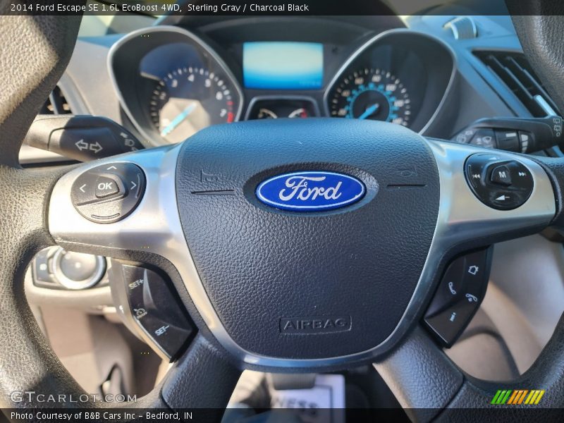 Sterling Gray / Charcoal Black 2014 Ford Escape SE 1.6L EcoBoost 4WD