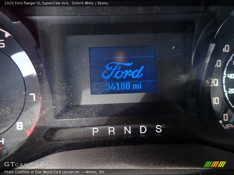 Oxford White / Ebony 2020 Ford Ranger XL SuperCrew 4x4