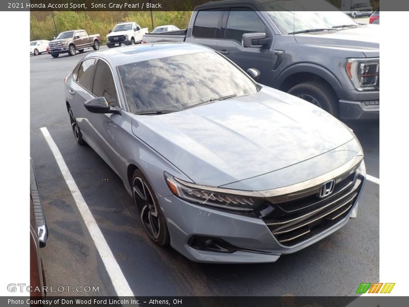 Sonic Gray Pearl / Black 2021 Honda Accord Sport