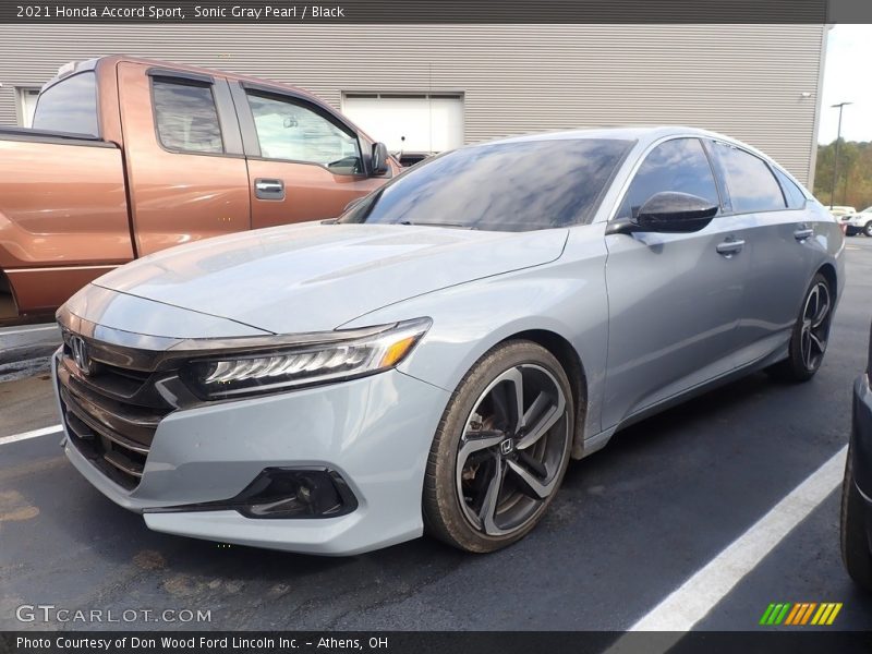 Sonic Gray Pearl / Black 2021 Honda Accord Sport