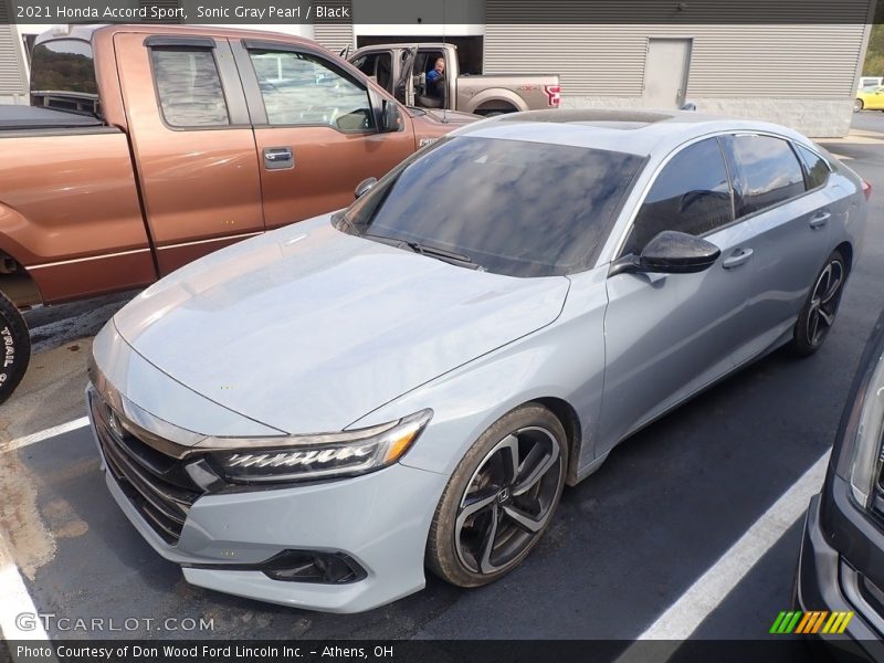 Sonic Gray Pearl / Black 2021 Honda Accord Sport