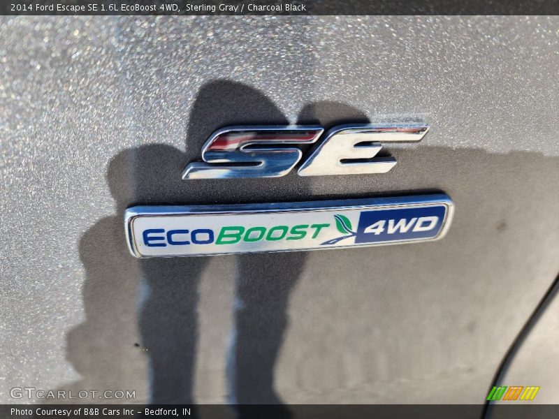 Sterling Gray / Charcoal Black 2014 Ford Escape SE 1.6L EcoBoost 4WD