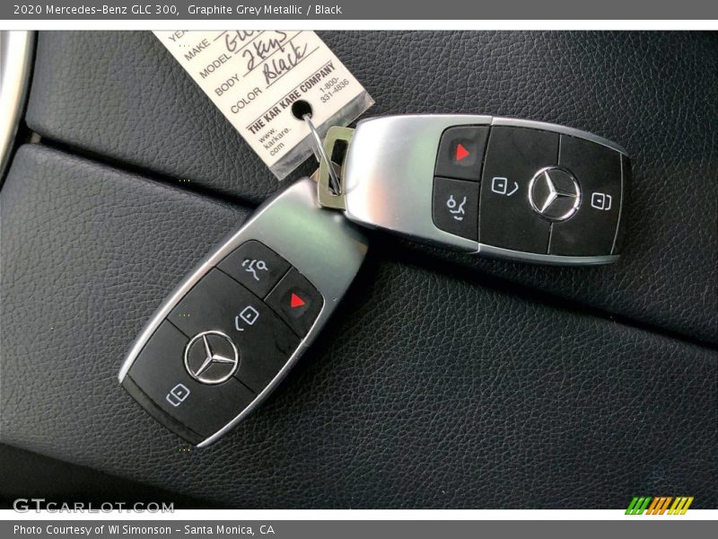 Graphite Grey Metallic / Black 2020 Mercedes-Benz GLC 300