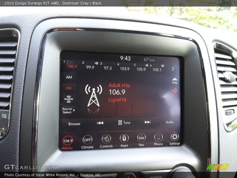 Destroyer Gray / Black 2020 Dodge Durango R/T AWD