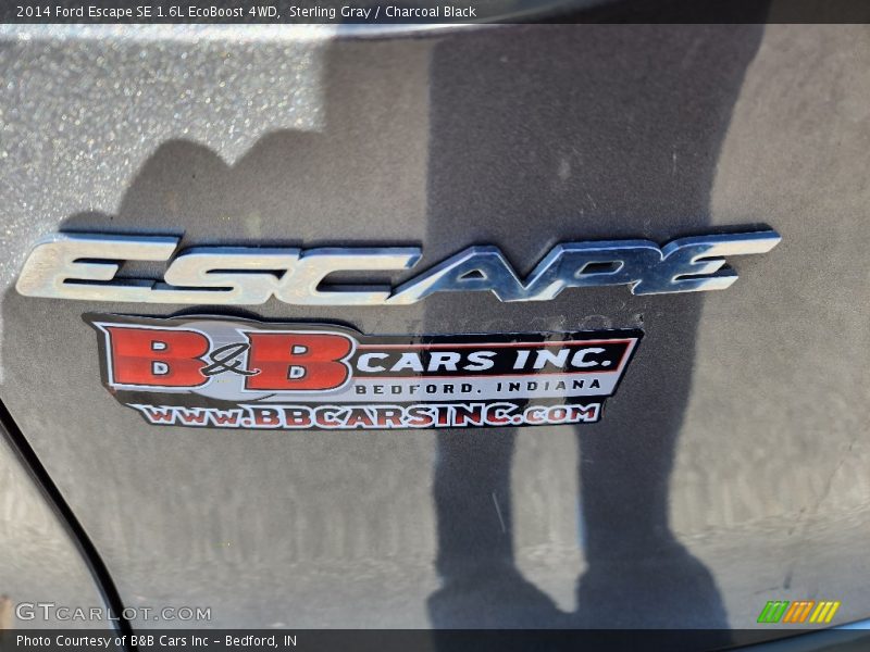 Sterling Gray / Charcoal Black 2014 Ford Escape SE 1.6L EcoBoost 4WD
