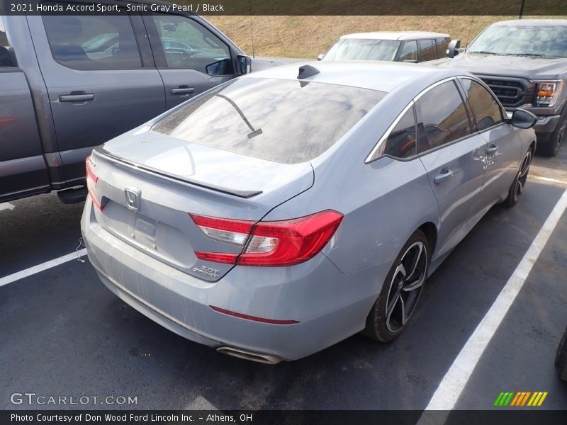 Sonic Gray Pearl / Black 2021 Honda Accord Sport