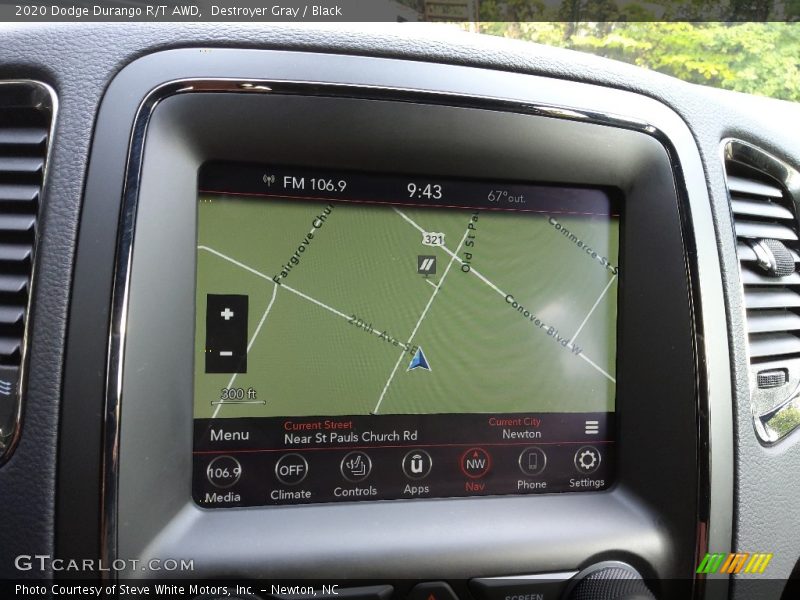 Destroyer Gray / Black 2020 Dodge Durango R/T AWD