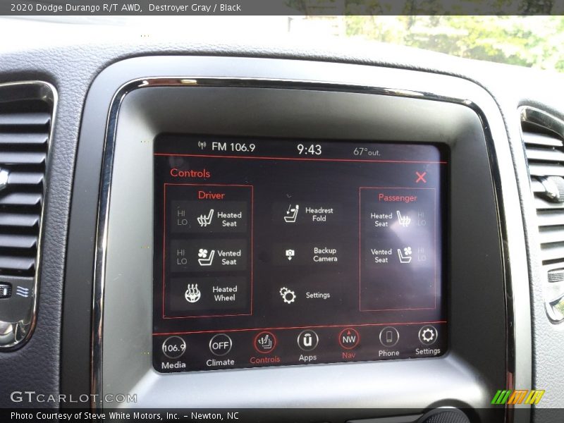 Destroyer Gray / Black 2020 Dodge Durango R/T AWD