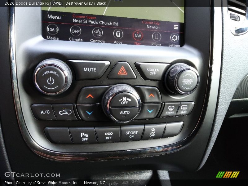 Destroyer Gray / Black 2020 Dodge Durango R/T AWD