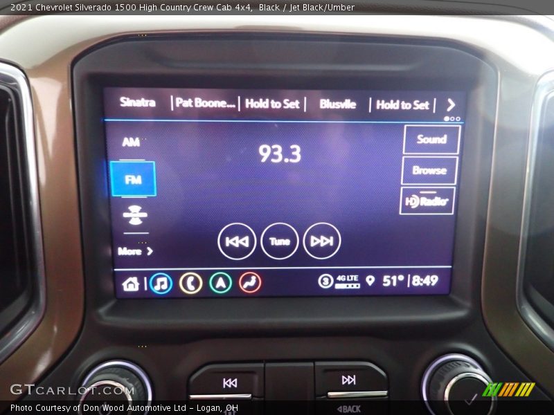 Black / Jet Black/Umber 2021 Chevrolet Silverado 1500 High Country Crew Cab 4x4