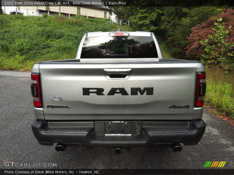 Billet Silver Metallic / Black/Red 2022 Ram 1500 Rebel Crew Cab 4x4