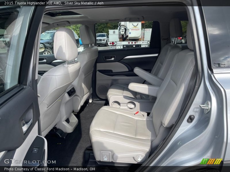Silver Sky Metallic / Ash 2015 Toyota Highlander XLE AWD