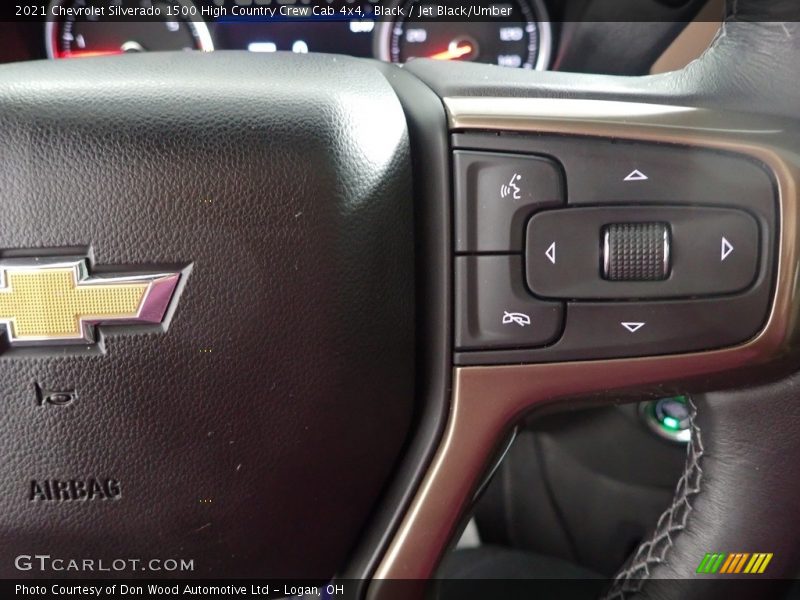 Black / Jet Black/Umber 2021 Chevrolet Silverado 1500 High Country Crew Cab 4x4