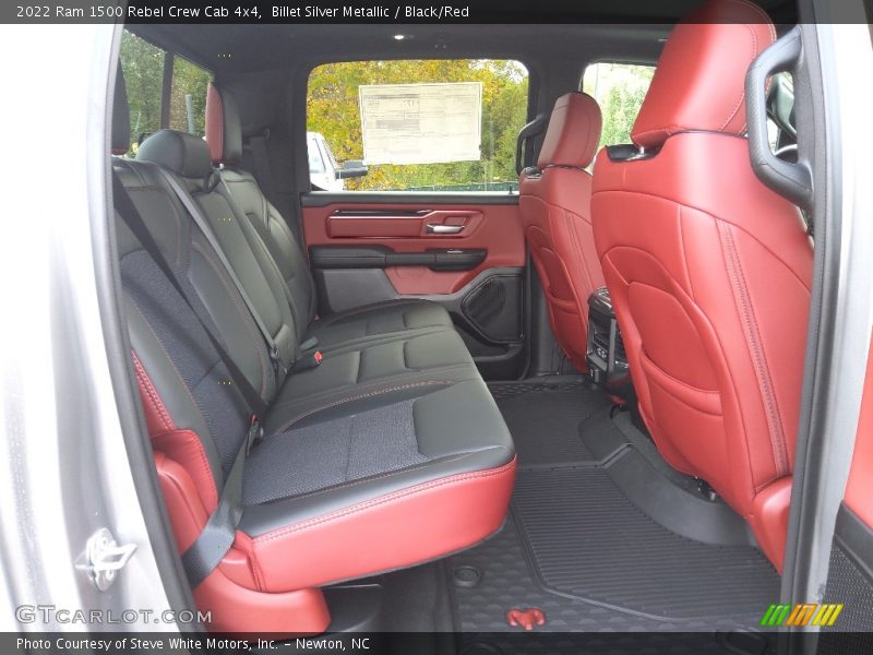 Rear Seat of 2022 1500 Rebel Crew Cab 4x4