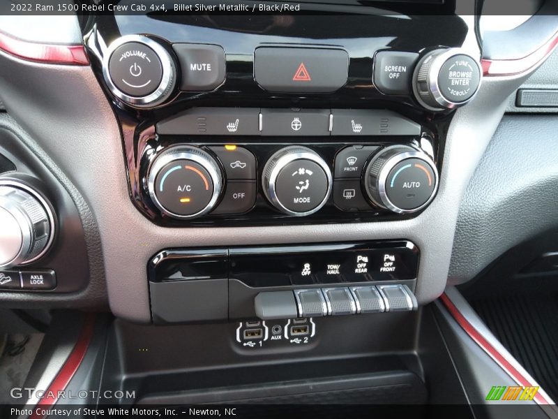 Controls of 2022 1500 Rebel Crew Cab 4x4