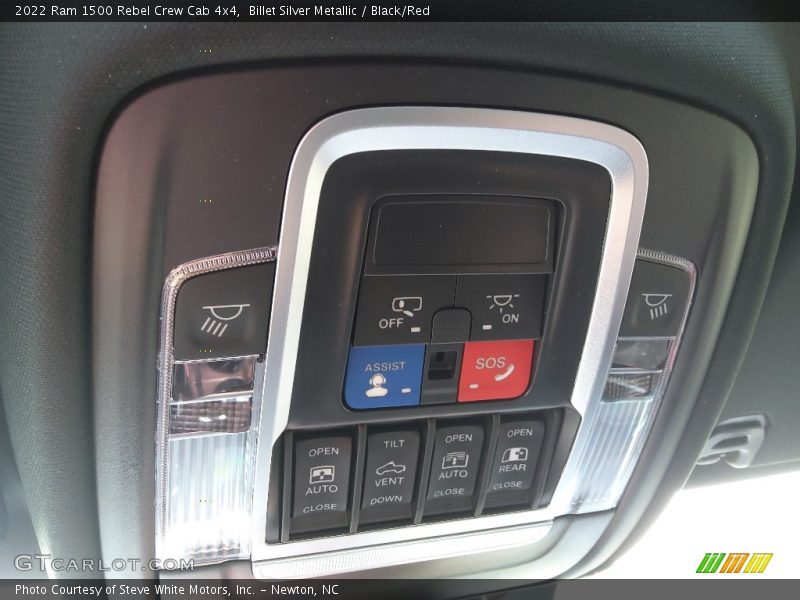 Billet Silver Metallic / Black/Red 2022 Ram 1500 Rebel Crew Cab 4x4