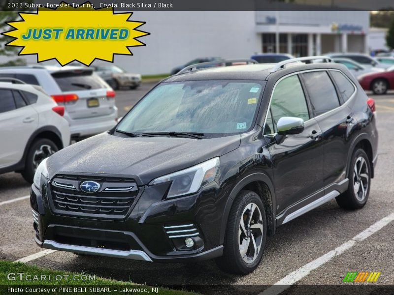 Crystal Black Silica / Black 2022 Subaru Forester Touring