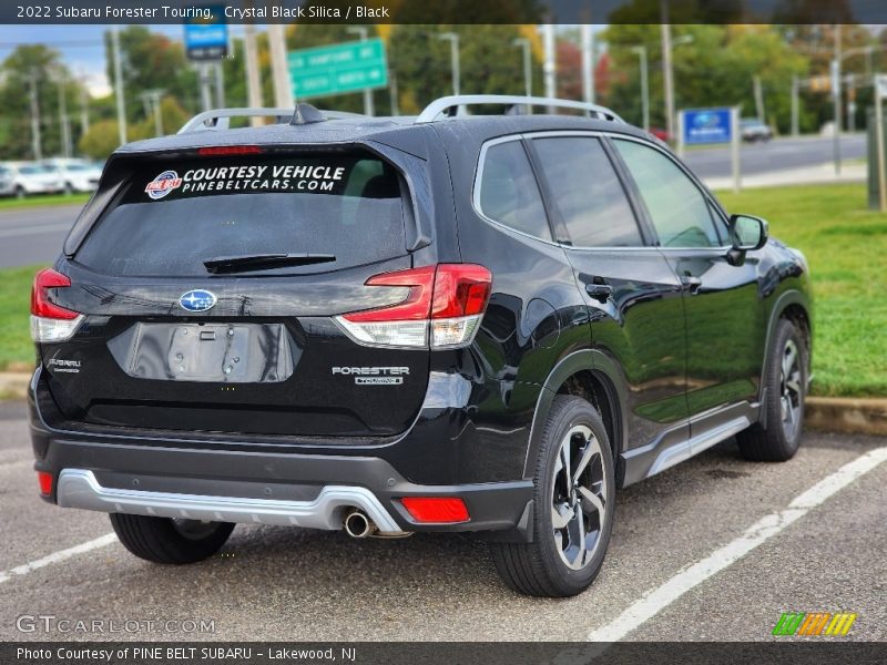 Crystal Black Silica / Black 2022 Subaru Forester Touring