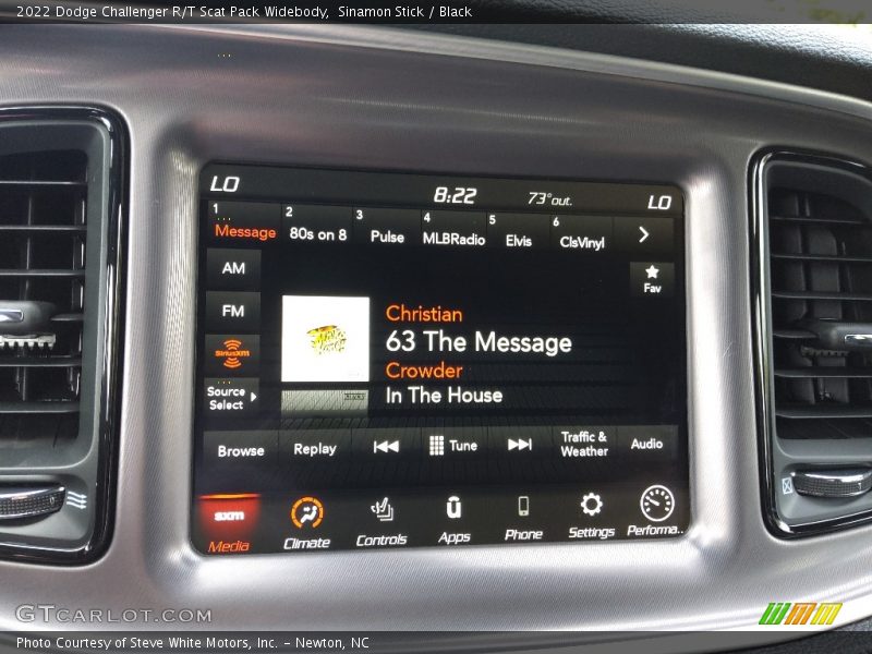 Sinamon Stick / Black 2022 Dodge Challenger R/T Scat Pack Widebody