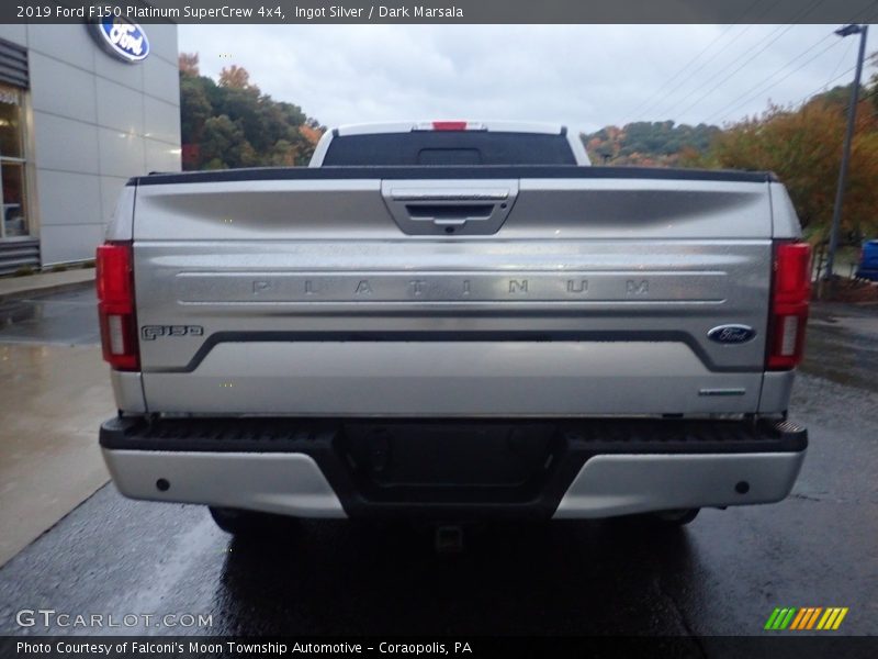 Ingot Silver / Dark Marsala 2019 Ford F150 Platinum SuperCrew 4x4