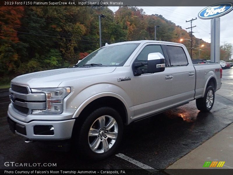 Ingot Silver / Dark Marsala 2019 Ford F150 Platinum SuperCrew 4x4