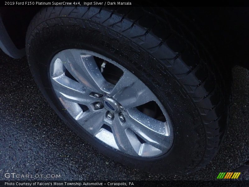 Ingot Silver / Dark Marsala 2019 Ford F150 Platinum SuperCrew 4x4