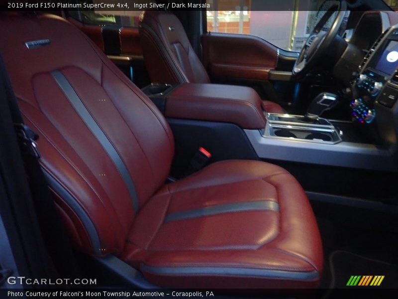 Ingot Silver / Dark Marsala 2019 Ford F150 Platinum SuperCrew 4x4