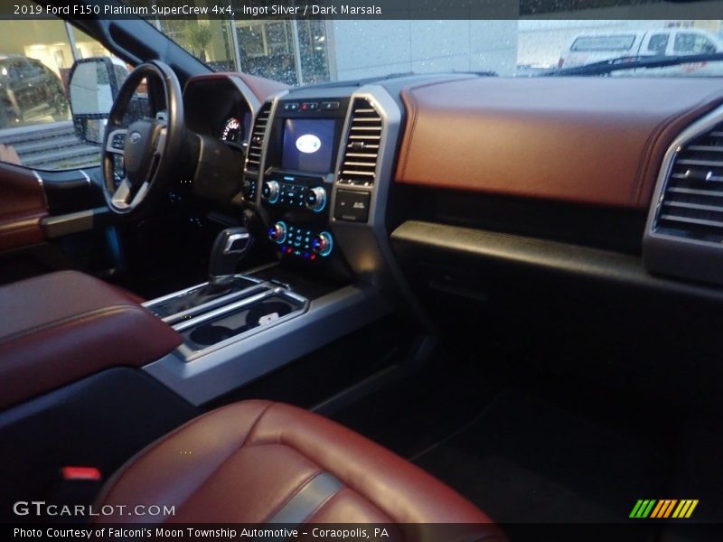 Ingot Silver / Dark Marsala 2019 Ford F150 Platinum SuperCrew 4x4
