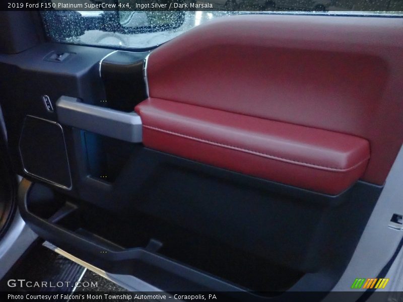 Ingot Silver / Dark Marsala 2019 Ford F150 Platinum SuperCrew 4x4