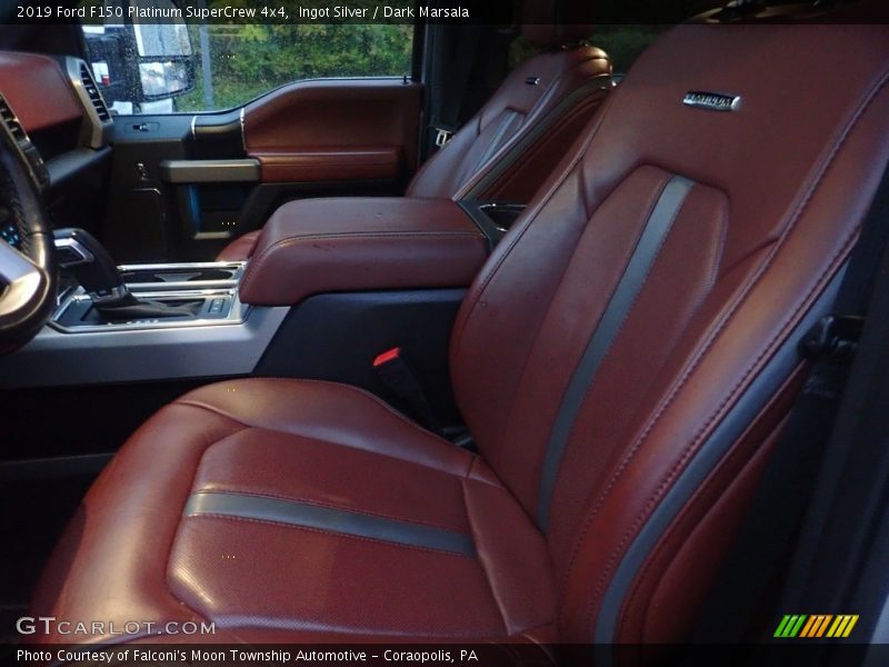 Ingot Silver / Dark Marsala 2019 Ford F150 Platinum SuperCrew 4x4