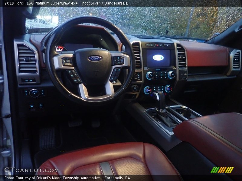Ingot Silver / Dark Marsala 2019 Ford F150 Platinum SuperCrew 4x4