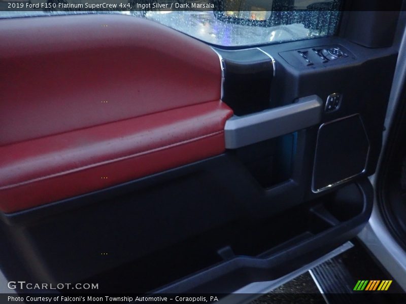 Ingot Silver / Dark Marsala 2019 Ford F150 Platinum SuperCrew 4x4