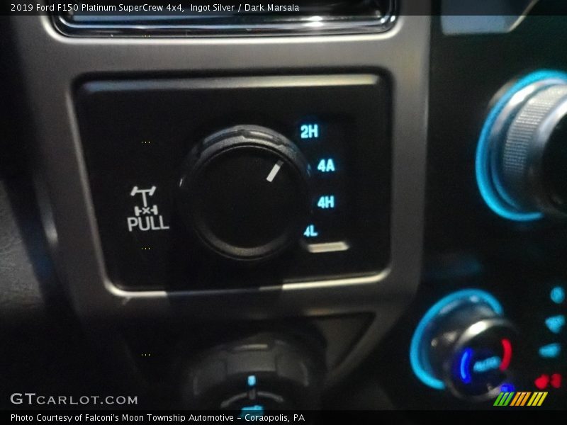 Ingot Silver / Dark Marsala 2019 Ford F150 Platinum SuperCrew 4x4