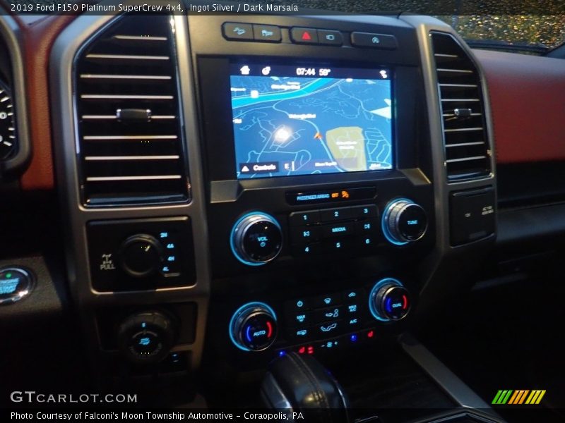 Ingot Silver / Dark Marsala 2019 Ford F150 Platinum SuperCrew 4x4