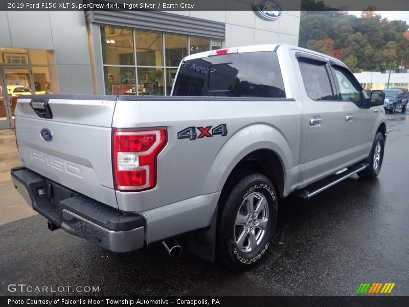 Ingot Silver / Earth Gray 2019 Ford F150 XLT SuperCrew 4x4