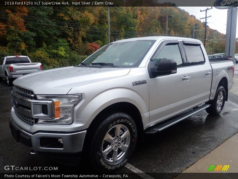 Ingot Silver / Earth Gray 2019 Ford F150 XLT SuperCrew 4x4