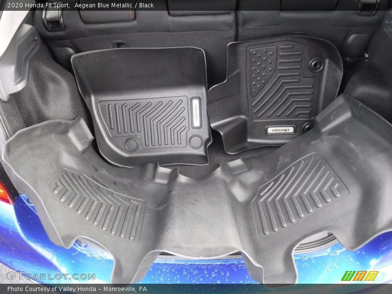Aegean Blue Metallic / Black 2020 Honda Fit Sport