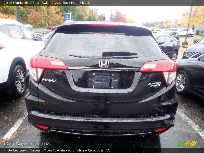 Crystal Black Pearl / Black 2019 Honda HR-V Sport AWD