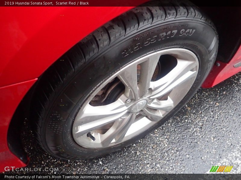 Scarlet Red / Black 2019 Hyundai Sonata Sport