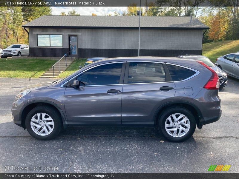Modern Steel Metallic / Black 2016 Honda CR-V SE AWD