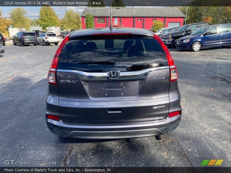 Modern Steel Metallic / Black 2016 Honda CR-V SE AWD