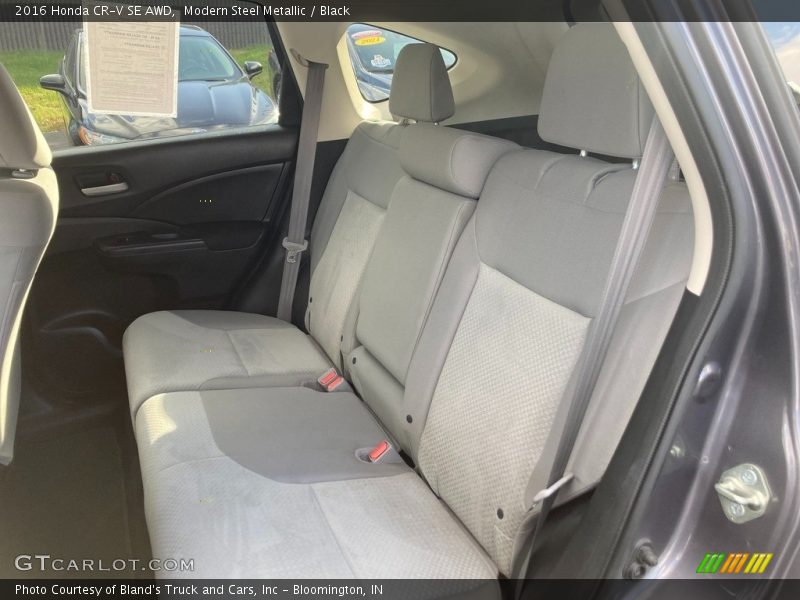 Modern Steel Metallic / Black 2016 Honda CR-V SE AWD
