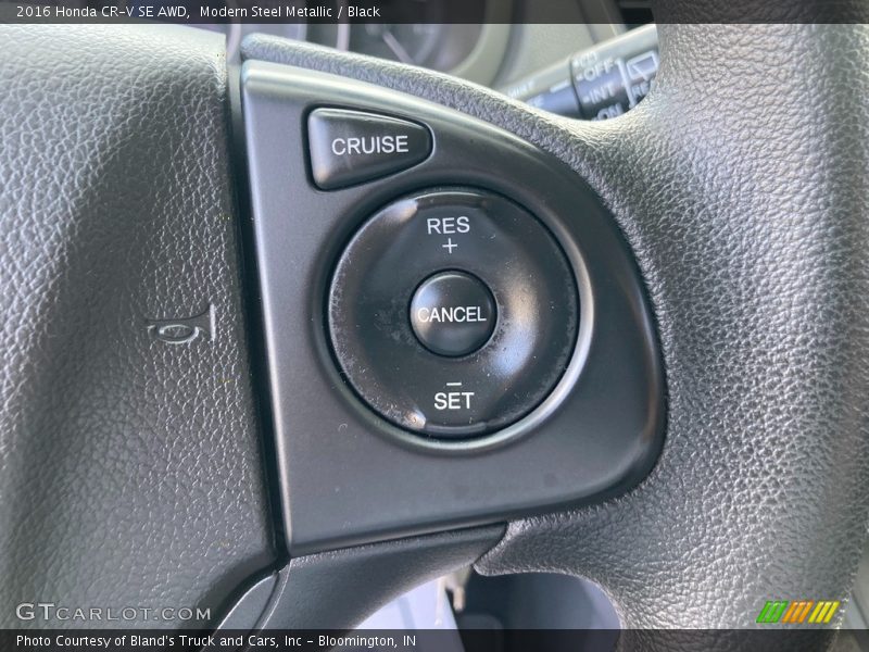 Modern Steel Metallic / Black 2016 Honda CR-V SE AWD