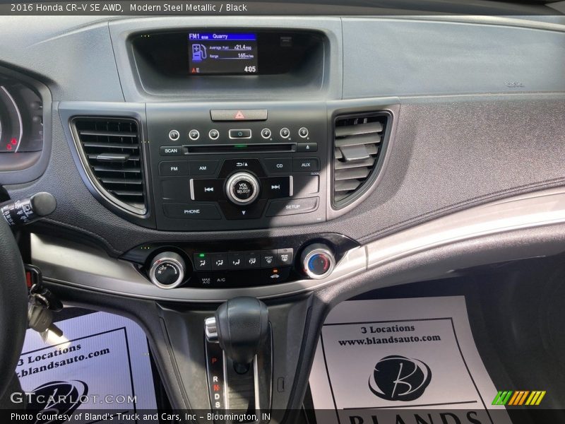 Modern Steel Metallic / Black 2016 Honda CR-V SE AWD