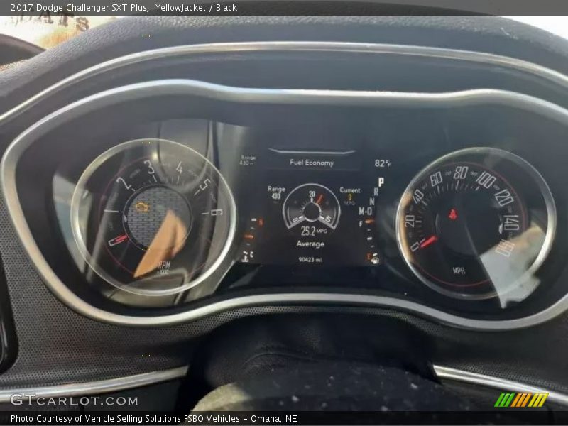 YellowJacket / Black 2017 Dodge Challenger SXT Plus
